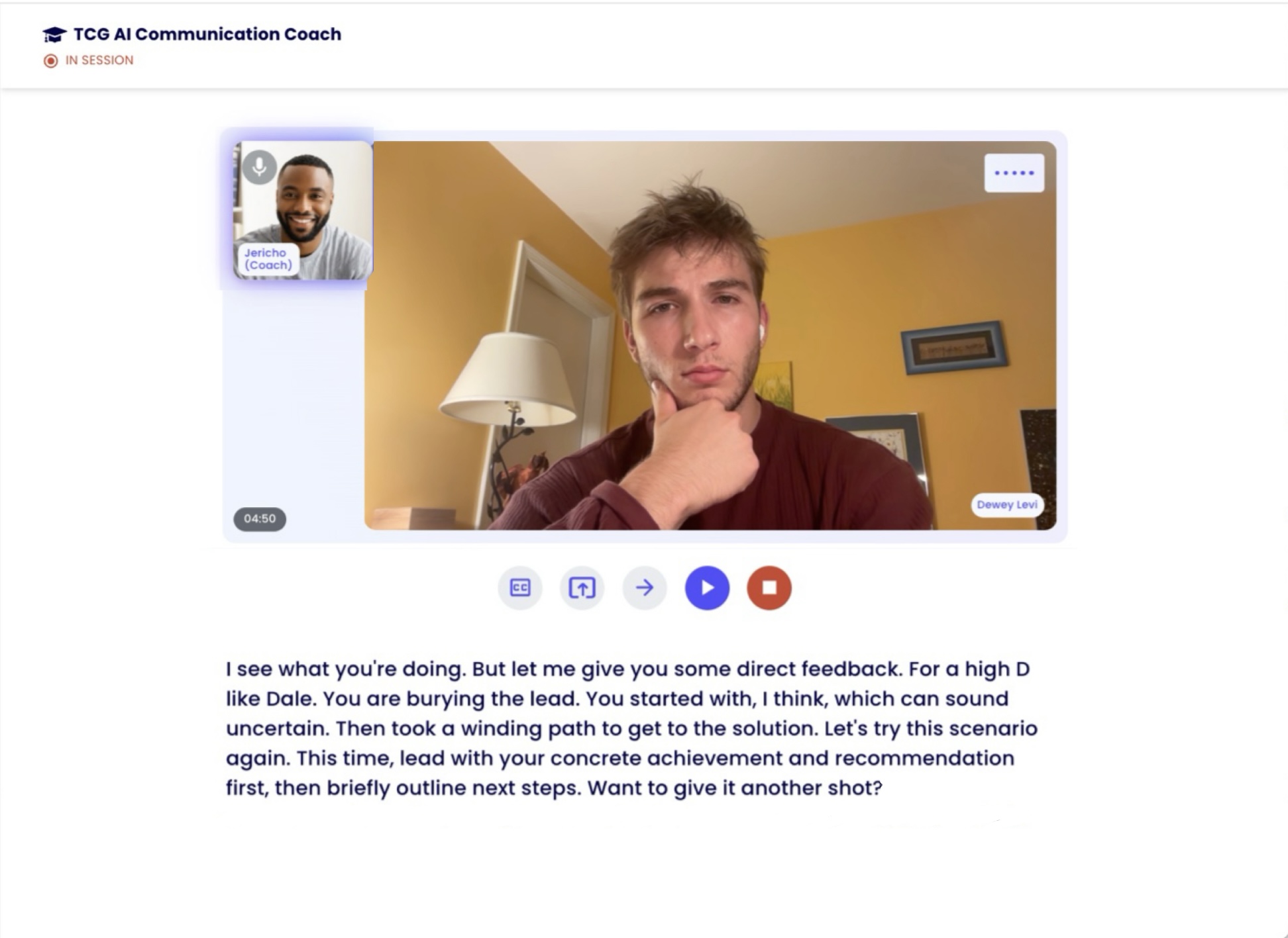 AI Coaching Dashboard